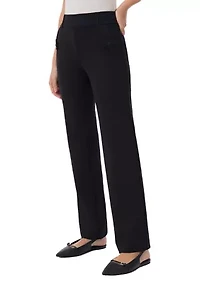 Petite Pull On Slash Pocket Trouser Pants