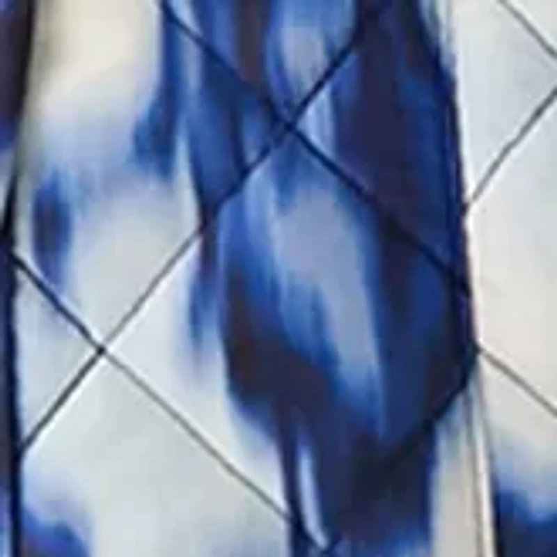 Plus Printed Patch Pocket Vest