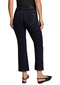Petite Cropped Kick Flare Jeans