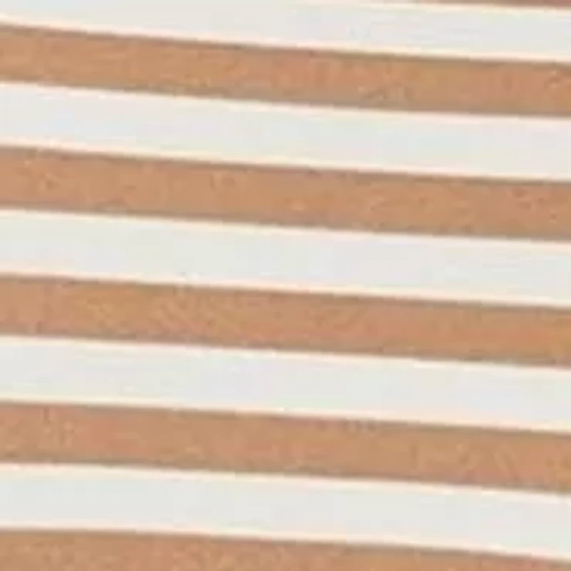 Petite Boat Neck Stripe Knit Top