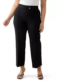 Pull On Pintuck Trousers