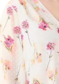 Plus Kelly Clip Dot Blouse