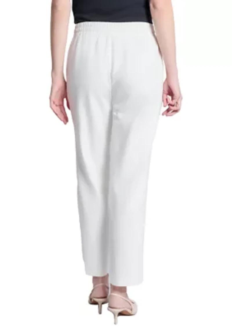 Women's Pull On D-String Welt Pocket Pants