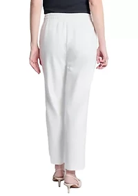 Women's Pull On D-String Welt Pocket Pants