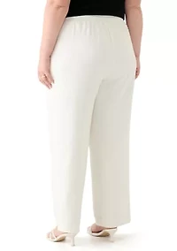 Plus D-String Welt Pocket Lined Pants