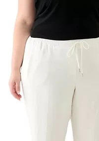Plus D-String Welt Pocket Lined Pants