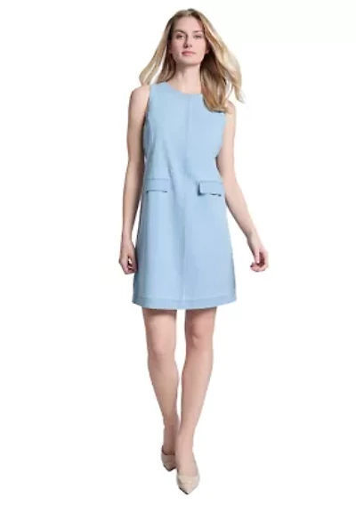 Petite Sleeveless Shift Dress