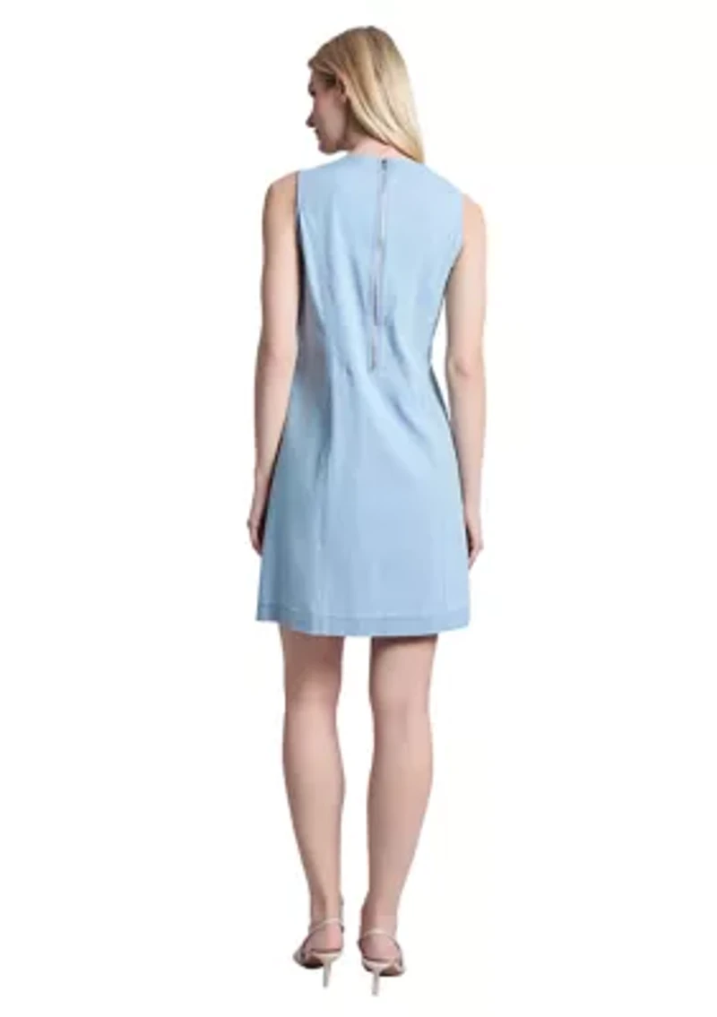 Petite Sleeveless Shift Dress