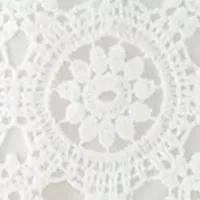 Plus Medallion Lace Short Sleeve Top