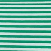 Petite Fine Yarn Dyed Stripe Knit Short Sleeve Enamel Button Shoulder T-Shirt