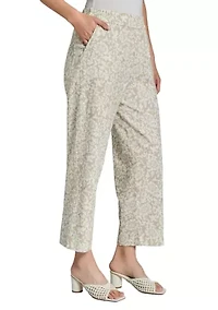 Petite Pull On Slash Pocket Cropped Pants