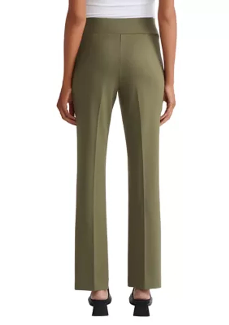 Women's Pull On Pintuck Trouser Pants