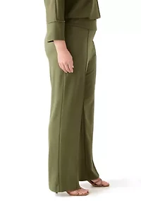 Plus Pull On Pintuck Trousers