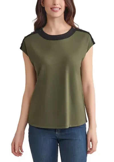 Women's Drop Shoulder Sleeve Top