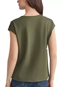 Women's Drop Shoulder Sleeve Top