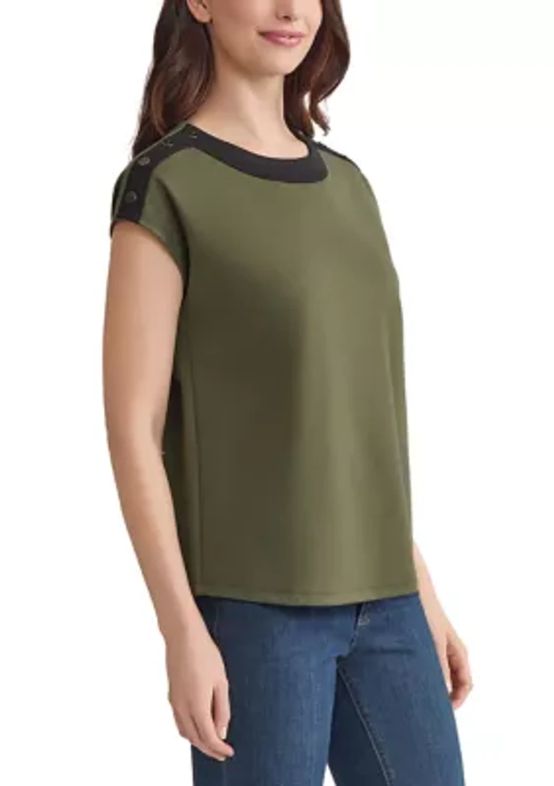 Women's Drop Shoulder Sleeve Top