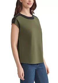 Women's Drop Shoulder Sleeve Top
