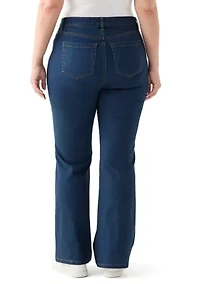 Plus Lexington High-Rise Slim Bootcut Jeans