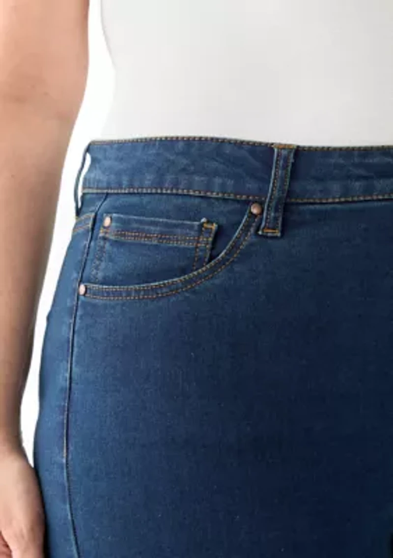 Plus Lexington High-Rise Slim Bootcut Jeans
