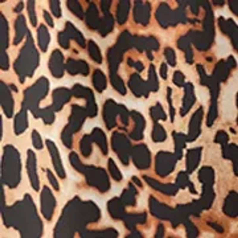 Women's 3/4 Sleeve Printed Chiffon Shirt Dress