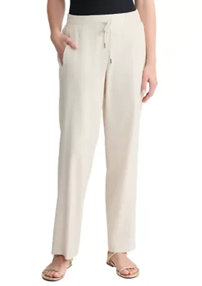 Women's Tie Front Linen Pants