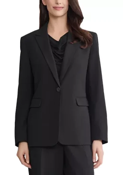 Women's 1 Button Lapel Jacket