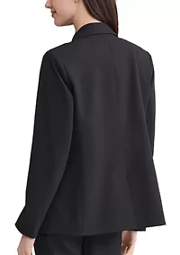 Women's 1 Button Lapel Jacket