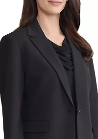 Women's 1 Button Lapel Jacket