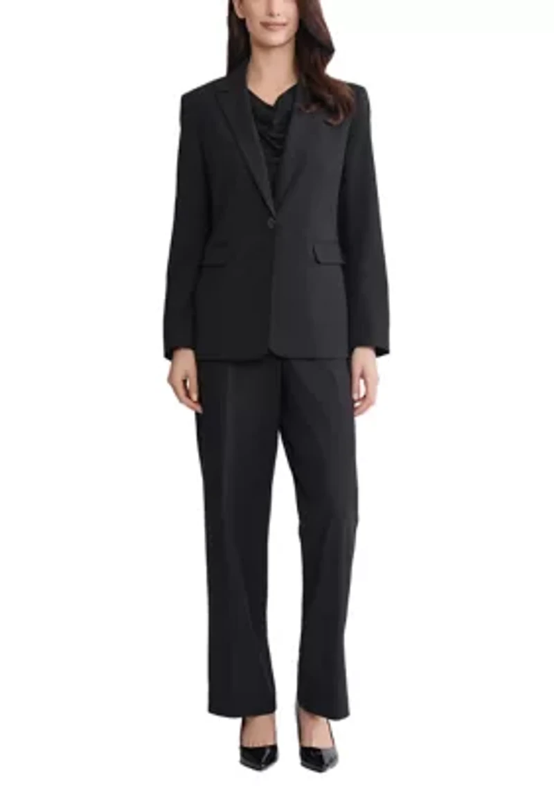 Women's 1 Button Lapel Jacket