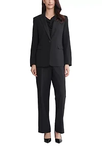 Women's 1 Button Lapel Jacket