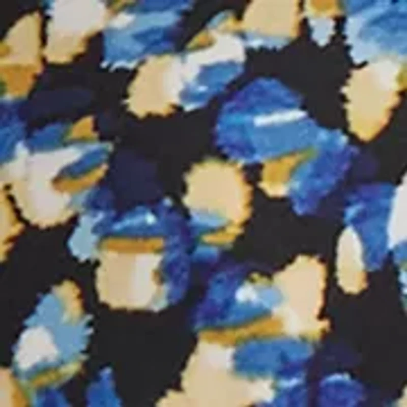 Petite 3/4 Sleeve Keyhole Top