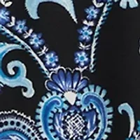 Plus Crew Neck 3/4 Sleeve Printed Top