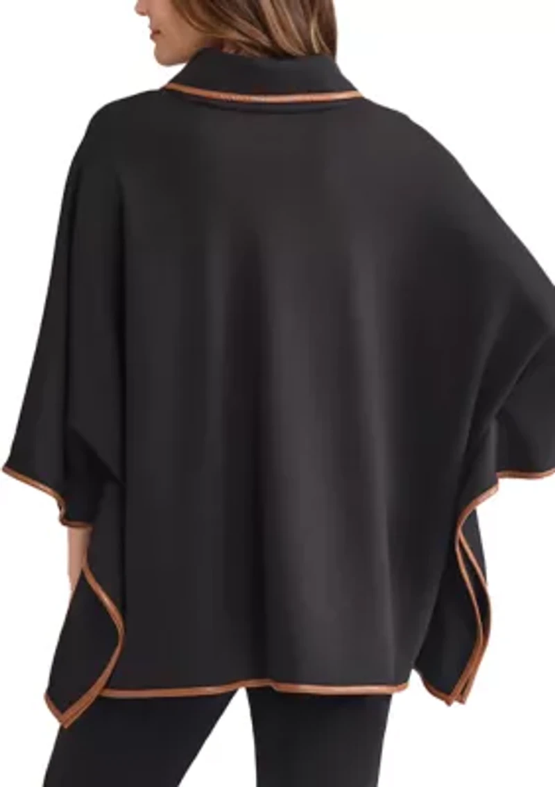 Petite 1/4 Zip Dakota Poncho