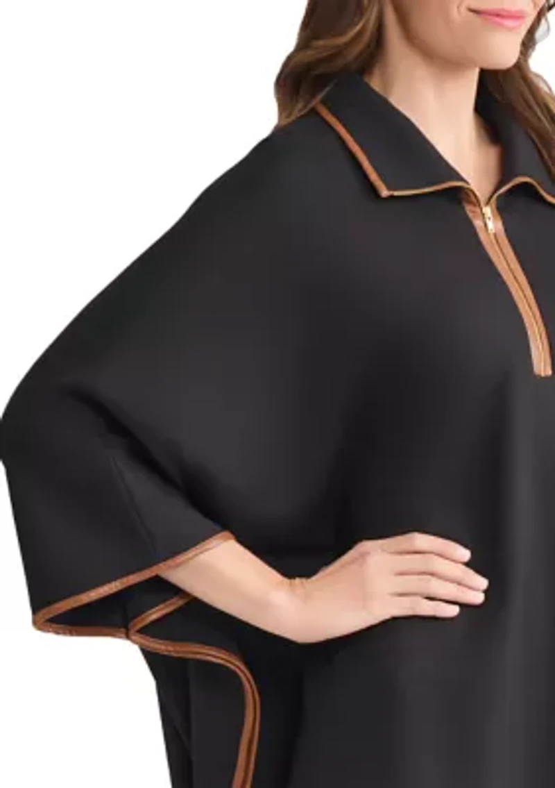 Petite 1/4 Zip Dakota Poncho