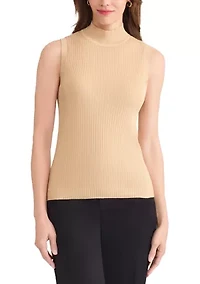 Petite Sutton Mock Neck Tank