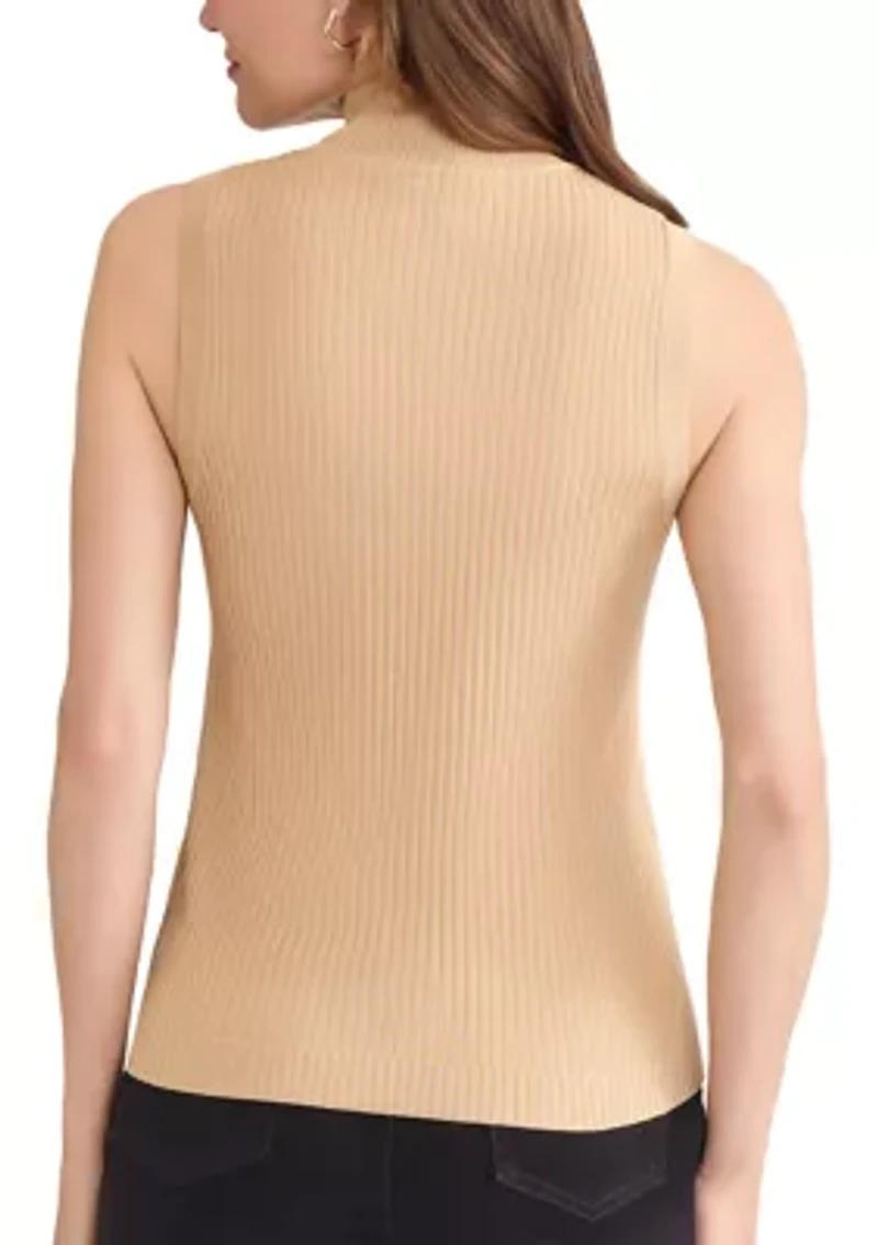 Petite Sutton Mock Neck Tank