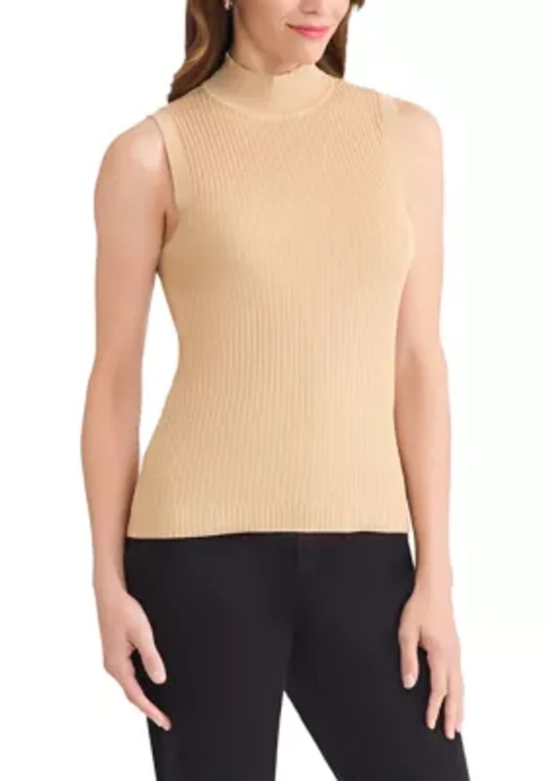 Petite Sutton Mock Neck Tank