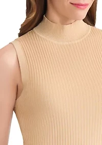 Petite Sutton Mock Neck Tank