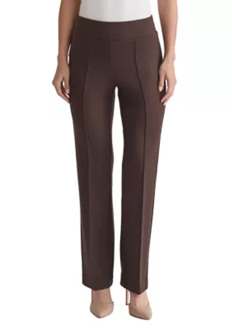 Petite Pull On Pintuck Trousers