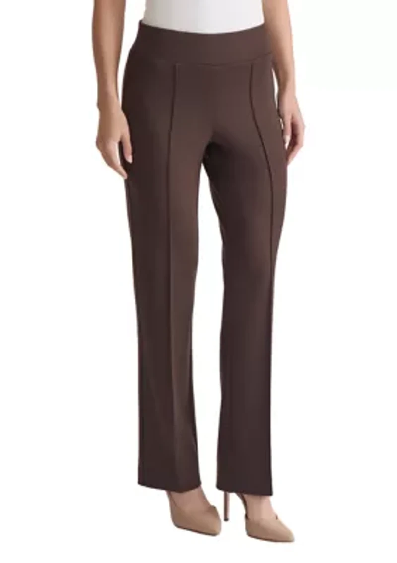 Petite Pull On Pintuck Trousers