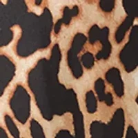 Plus 3/4 Sleeve Satin V-Neck Shirt