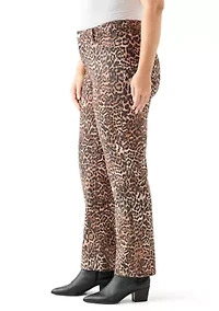 Plus Scuba Suede Lexington Straight Pants
