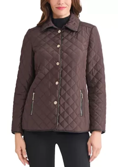 Women's Quilted Snap Front Jacket