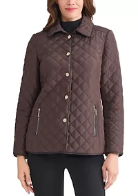 Women's Quilted Snap Front Jacket