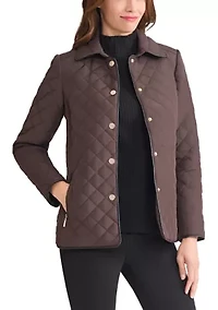Women's Quilted Snap Front Jacket