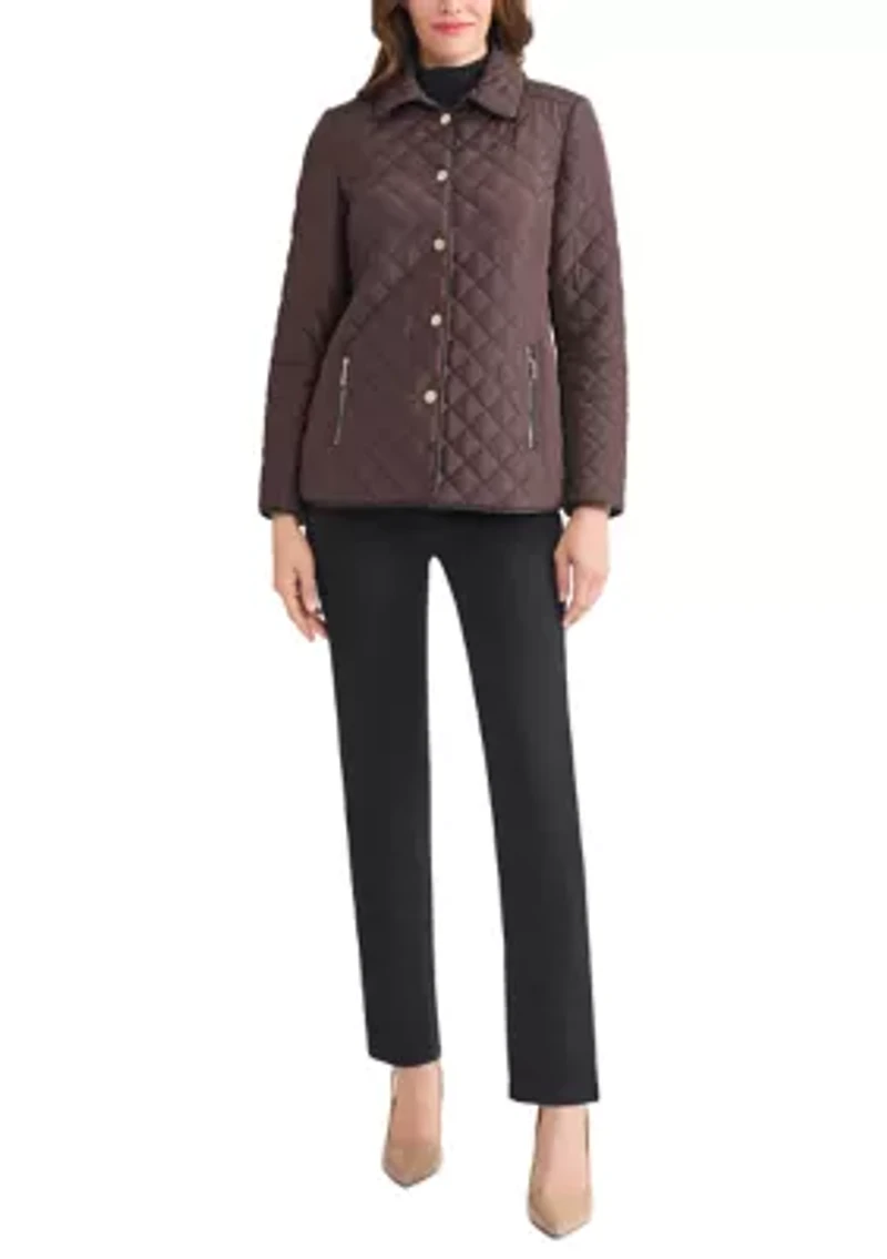 Women's Quilted Snap Front Jacket