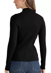 Women's Ribbed Turtleneck Sweater