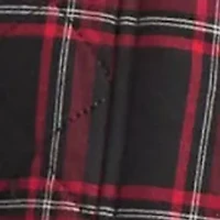 Women's Tartan Quilted Vest with Combo Collar