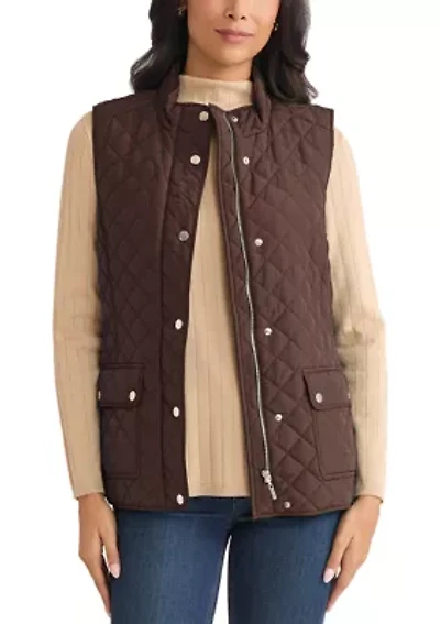 Petite Patch Pocket Vest