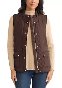 Petite Patch Pocket Vest